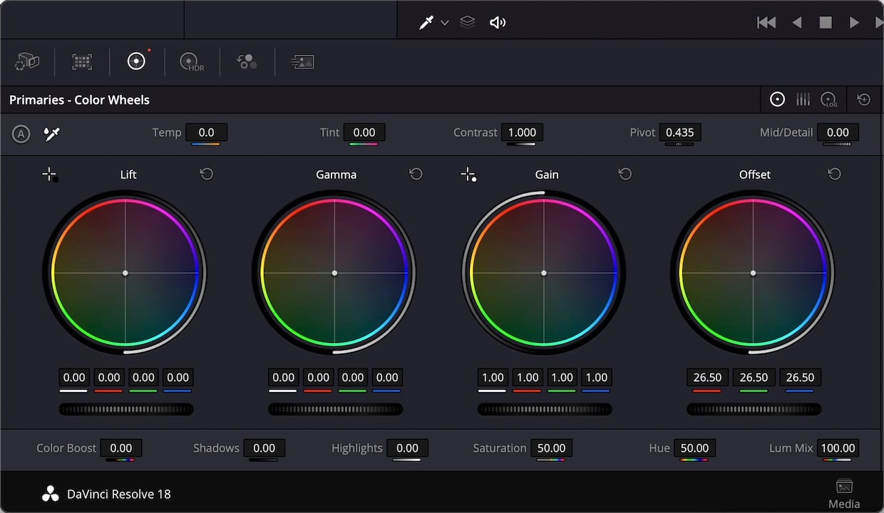 colour wheel